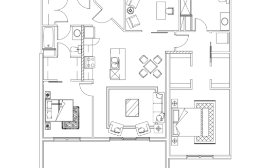 Refined Two Bedroom + Den Residence in West Bedford